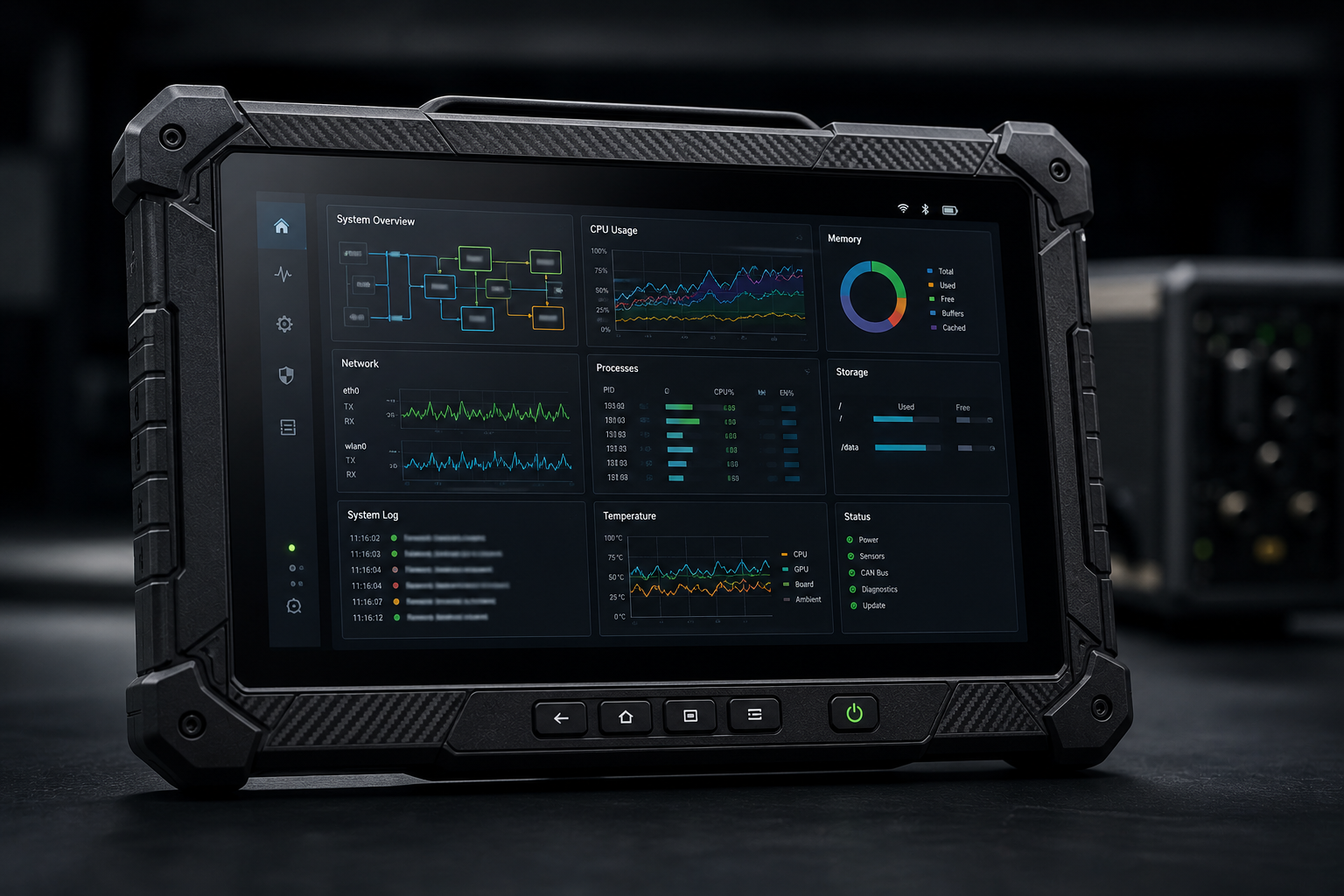 Embedded Linux diagnostic interface